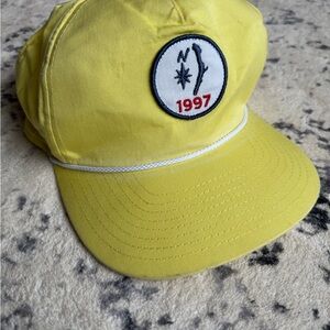Yellow SnapBack Hat with Embroidered Logo